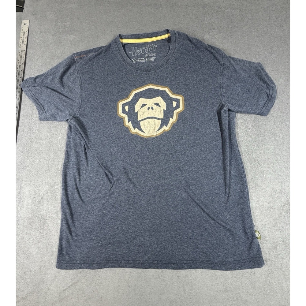 Howler Bros El Mono Shirt Mens Large Gray Monkey Logo Graphic T-Shirt